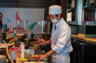 松下公邸料理人による和食デモンストレーション（アゼルバイジャンホテル協会共催）