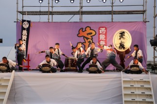 志賀天友太鼓の演奏披露
