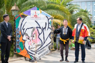 新潟県指定無形民俗文化財「三条凧合戦」が開催されました